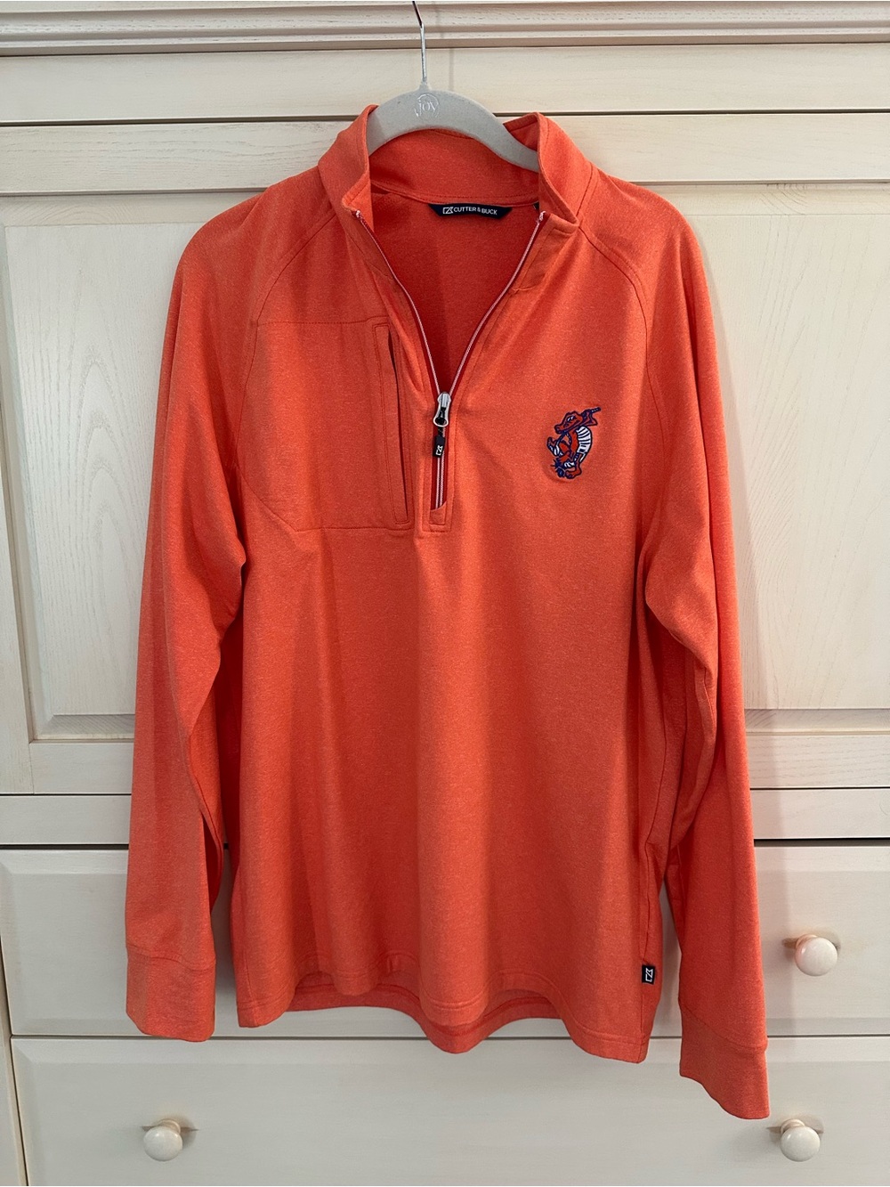Cutter & Buck UF Swinging Gator Adapt Eco Knit Quarter-Zip M